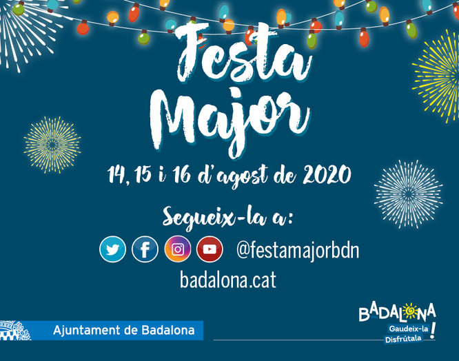 Imatge Festa Major d'agost de Badalona 2020