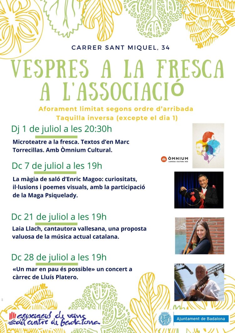 Vespres a la fresca