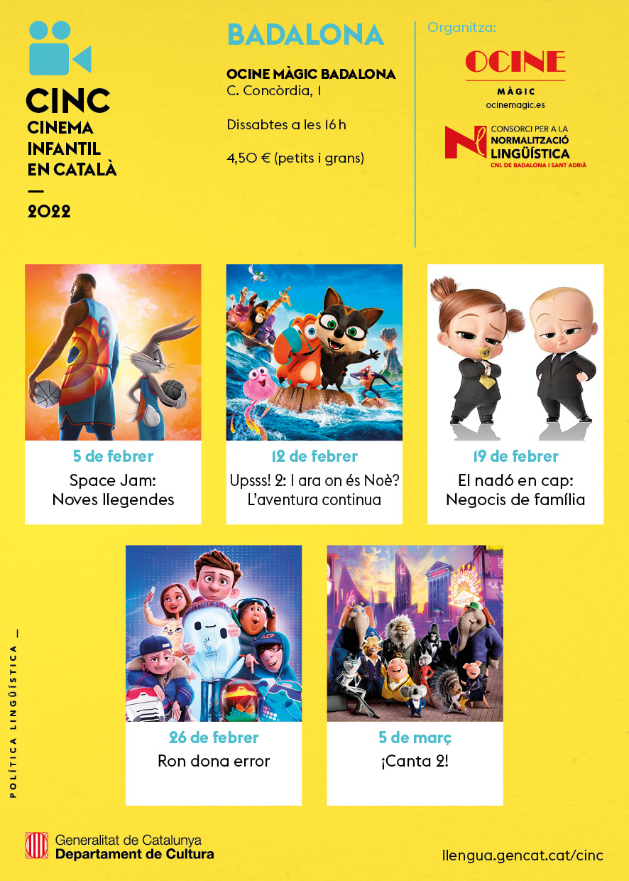 CINC cinema infantil en català
